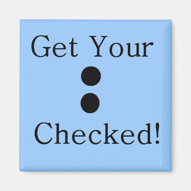 Aimant Vérification des couleurs (Devant)