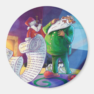 Aimant Vérifier deux fois Père Noël