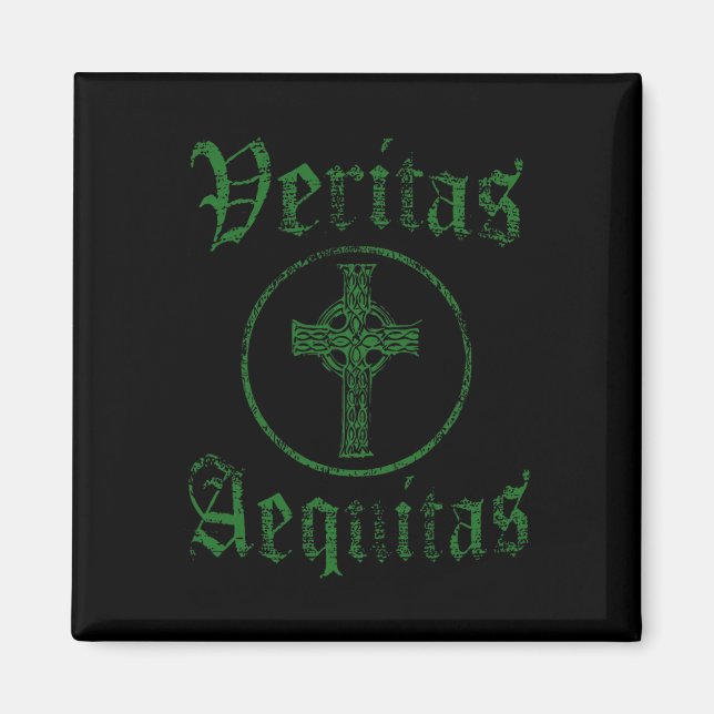 Aimant Veritas Aequitas Vérité Celtique Justice Prière St (Devant)