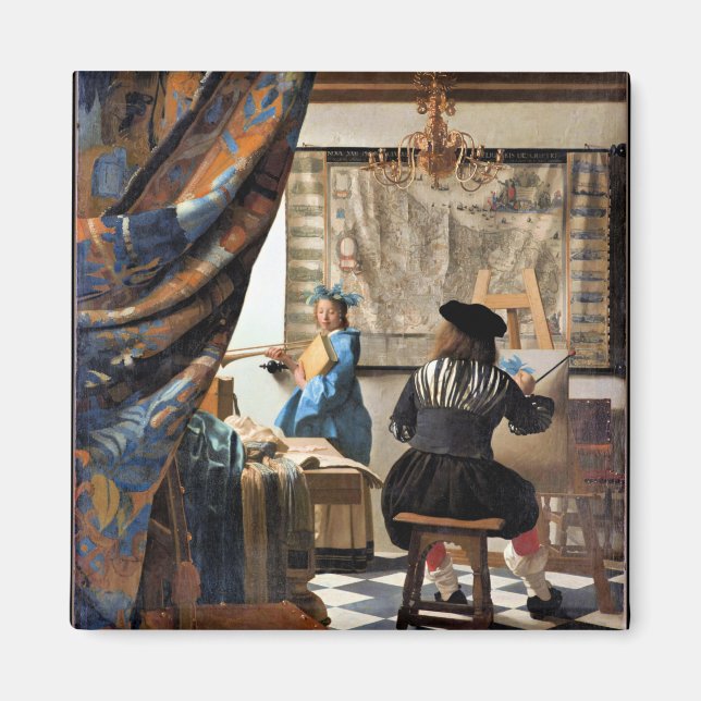 Aimant Vermeer - L'art de la peinture (Devant)