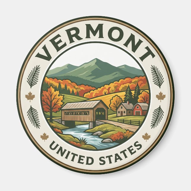 Aimant Vermont (Devant)