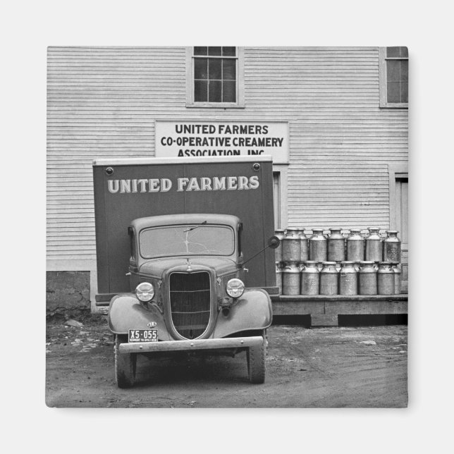 Aimant Vermont Dairy Co-op, années 1930 (Devant)