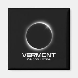 Aimant Vermont Vt Total Solaire Eclipse 2024 Chemise Homm