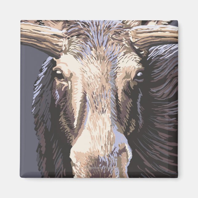 Aimant VermontMoose en haut (Devant)