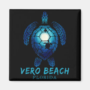 Aimant Vero Beach Floride Tortue de Mer Plage Amant Océan