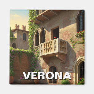 Aimant Vérone Balcon Italie Voyage