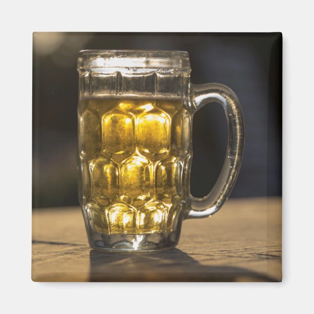 Aimant Verre à bière boisson de près, Inde (Devant)