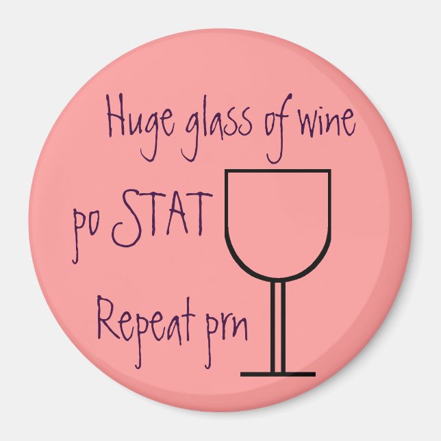 Aimant Verre d'aimant de commande de vin (Devant)