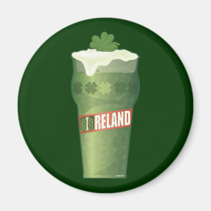Aimant Verre de bière irlandais