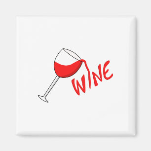 Aimant Verre de vin