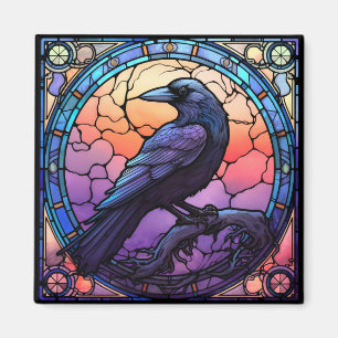 Aimant Verre Éffrayant Raven