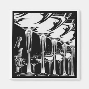 Aimant Verres Champagne