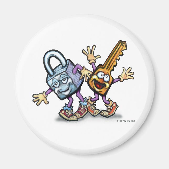 Aimant Verrouiller n clé (Devant)