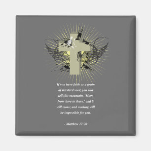 Aimant Vers de bible de 17h20 de MATTHEW
