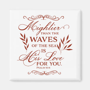 Aimant Vers de bible de l'amour de Dieu, inspiration,