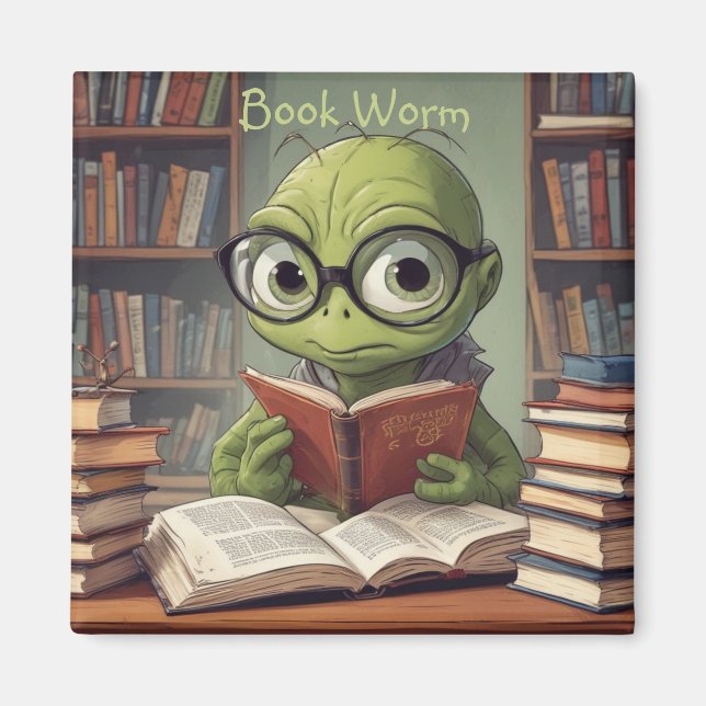 Aimant Vers de livre (Devant)