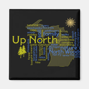Aimant Vers le haut du nord - plus de Michigan