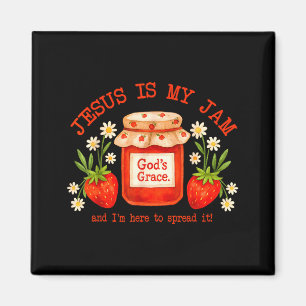 Aimant Verset biblique chrétien Foi Fraise Jésus est le m