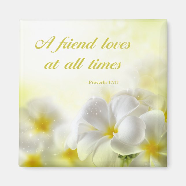 Aimant Verset biblique | Proverbes 17:17 | (Devant)