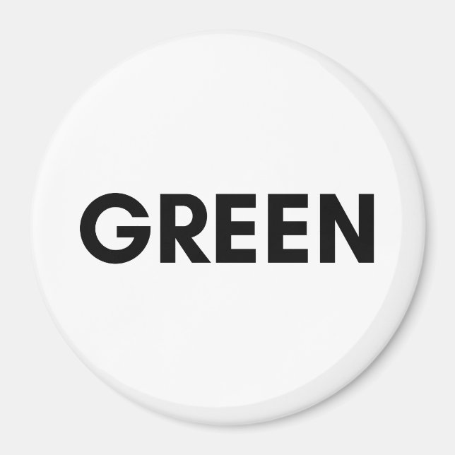 Aimant vert (Devant)