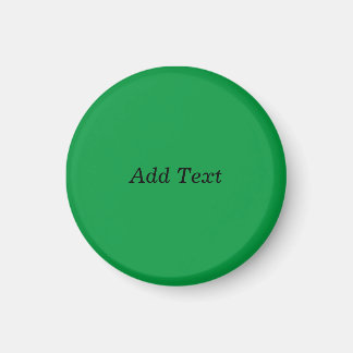 Aimant Vert Créer votre propre bouton Ajouter du texte