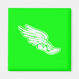 Aimant Vert d'aimant de logo de voie