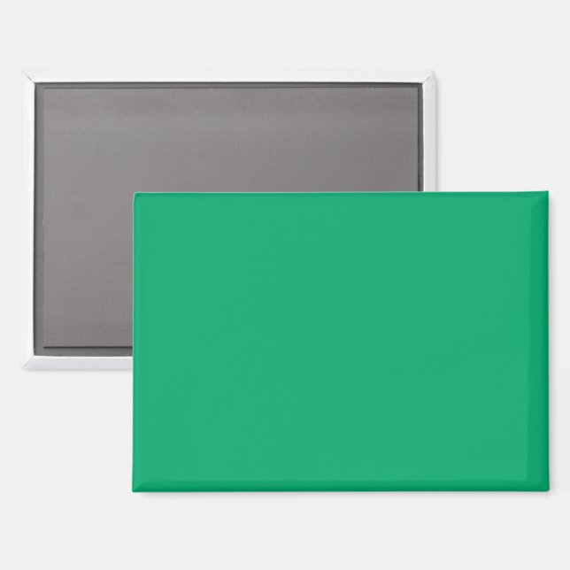 Aimant vert émeraude personnalisé (Recto/Verso)