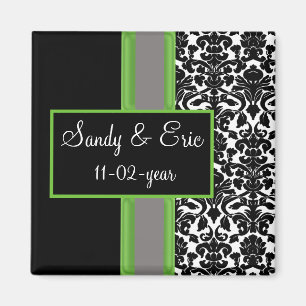 Aimant vert Enregistrer l'aimant de date