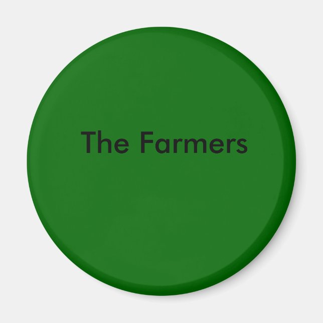 Aimant vert foncé, Les Agriculteurs (Devant)