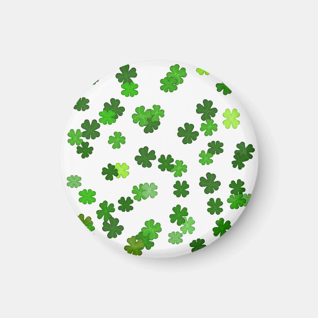 Aimant Vert Kelly « Shamrocks Falling » (Devant)