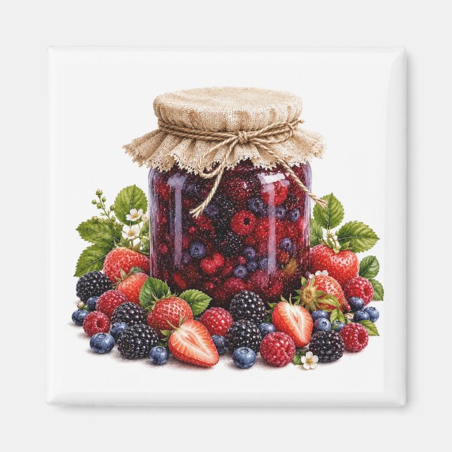Aimant Very Berry Jam   (Devant)