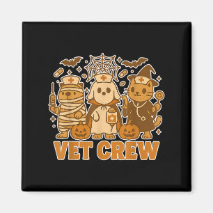 Aimant Vet Crew Costume Halloween Chien Chat Capybara Ani