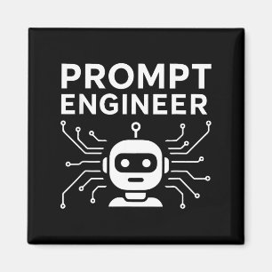 Aimant Vêtement d'ingénieur de prompt humour drôle de tec