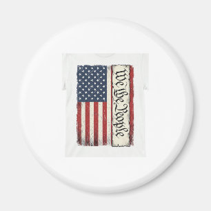 Aimant Vêtement vintage drapeau We the People patriotique