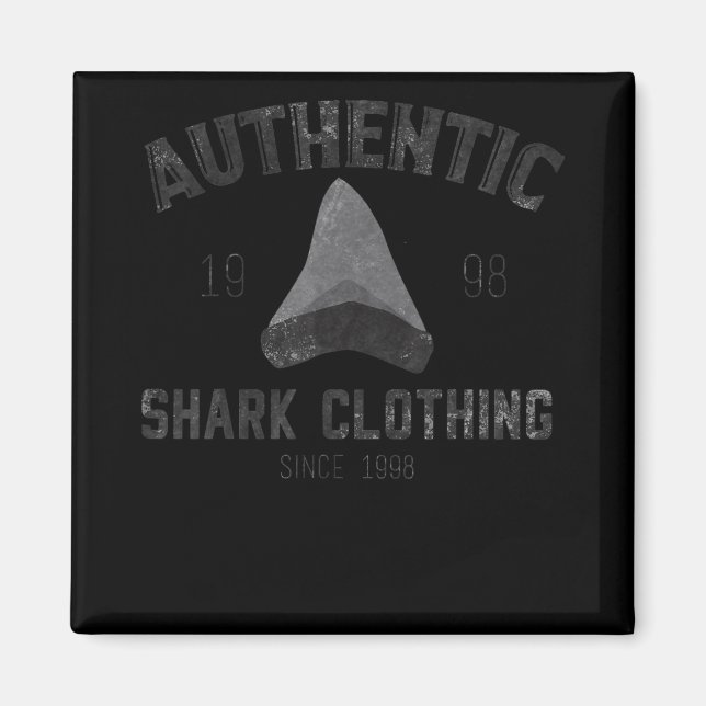 Aimant Vêtements authentiques de requins depuis 1998 - Ca (Devant)