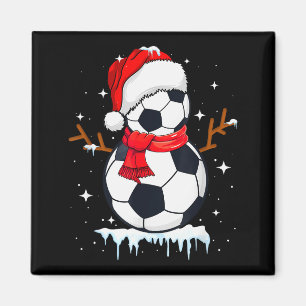 Aimant Vêtements de bonhomme de neige de football, hommes