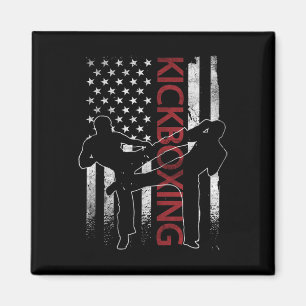 Aimant Vêtements de kickboxing Drapeau Américain Vêtement