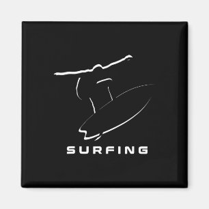 Aimant Vêtements de surf Surfeur - Surfing