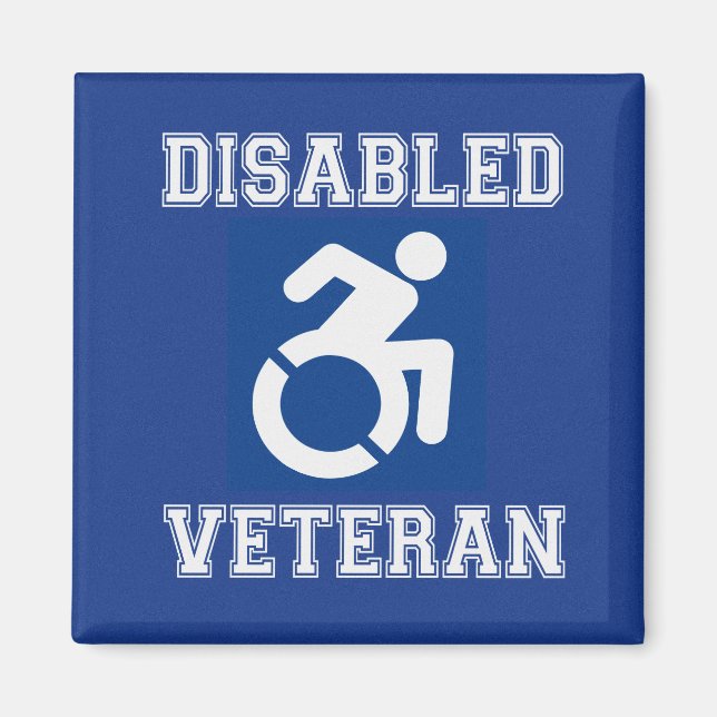Aimant Vétérinaire handicapé (Devant)