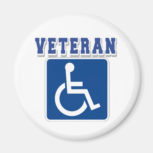 Aimant Vétérinaire handicapé handicapé (Devant)