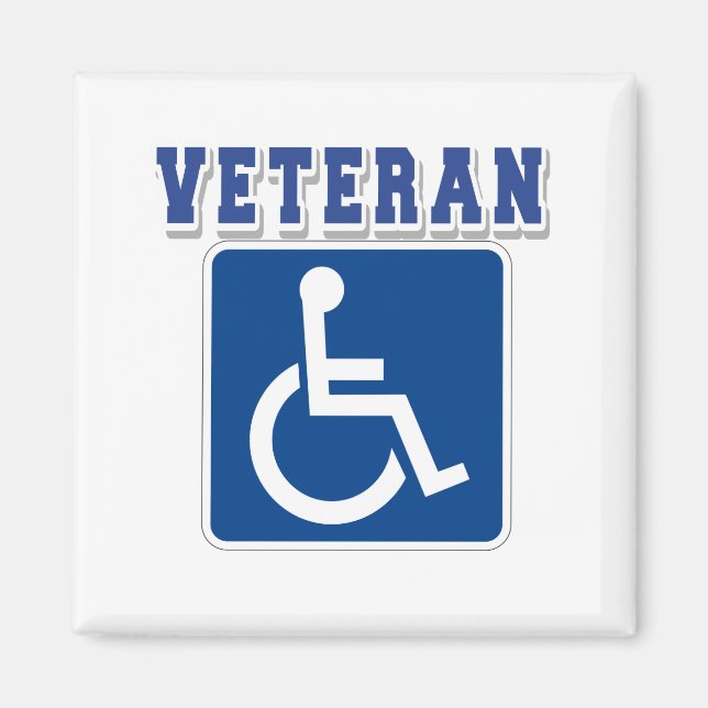 Aimant Vétérinaire handicapé handicapé (Devant)