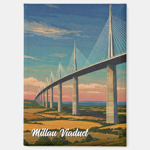 Aimant Viaduc de Millau France