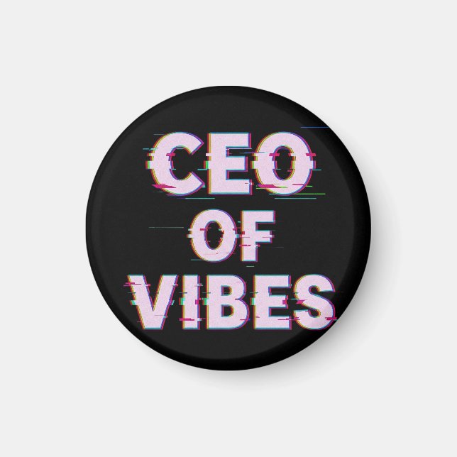 Aimant VIBE CEO PROTOCOL - Reality Glitch (Instant Aura U (Devant)