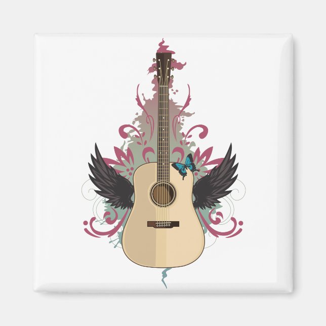 Aimant Vibes de guitare (Devant)