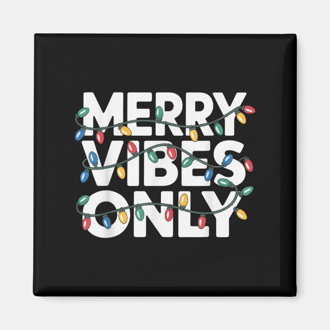 Aimant Vibes Joyeuses Seulement Noël Joyful Celebr (Devant)