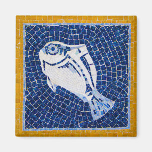 Aimant vibrant de mosaïque de poissons