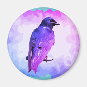 Aimant Vibrant violet Martin