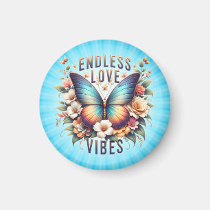 Aimant Vibrations d'amour éternel Papillon Art-96281