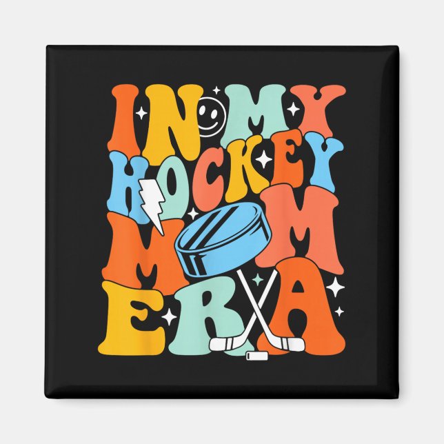 Aimant Vibrations de mère de hockey (Devant)