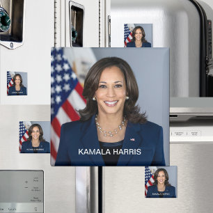 Aimant Vice-président Kamala Harris Portrait officiel